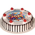 Black Forest New Year Cake 2025