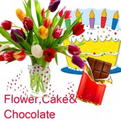 Flowers Cake & Chocolates (4)