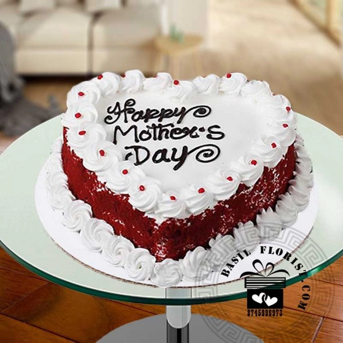 Red Velvet Mother S Day Cake